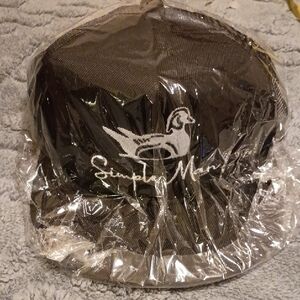 Simply Marsh Black Logo Baseball Cap